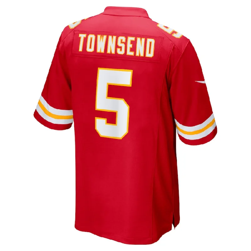 KC.Chiefs #5 Tommy Townsend Red Game Jersey Stitched American Football Jerseys-NFL Player Edition Jersey -