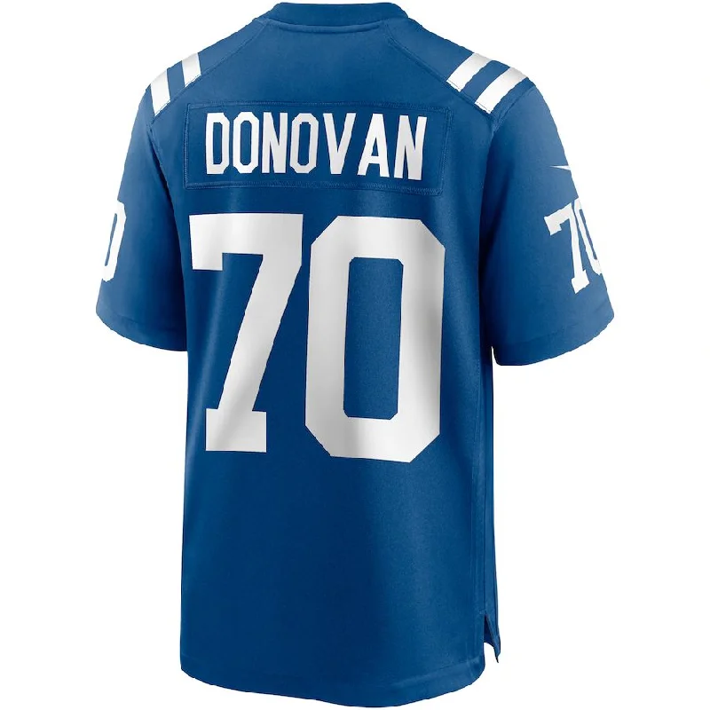 IN.Colts #70 Art Donovan Royal Game Retired Player Jersey Stitched American Football Jerseys-NFL Player Edition Jersey -