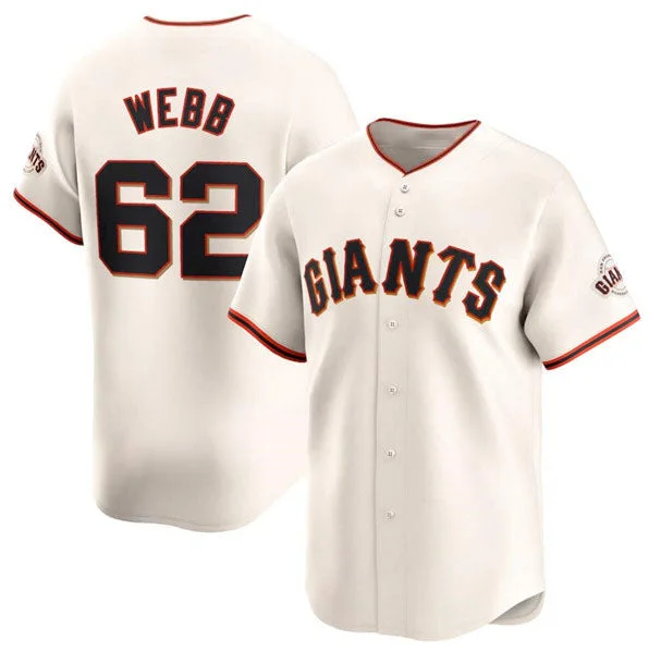 San Francisco Giants #62 Logan Webb Cream Cool Base Stitched Baseball Jersey-NBA Jersey with Official NFL Branding -