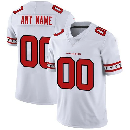 Custom A.Falcons White Team Logo Vapor Limited Jersey Stitched American Football Jerseys-NBA Fan Jersey for Sale -