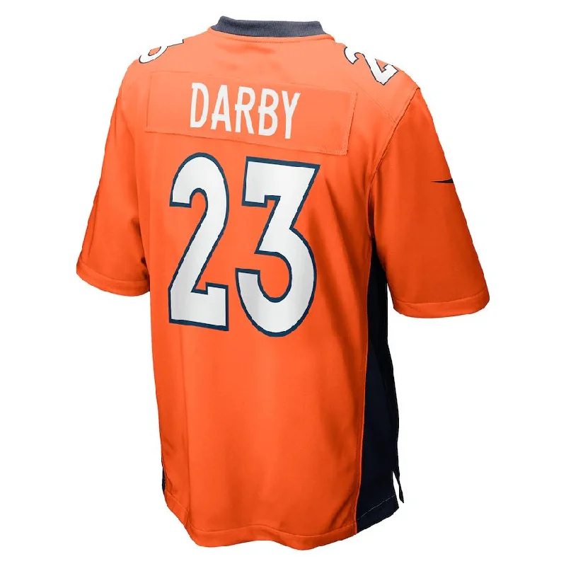 D.Broncos #23 Ronald Darby Orange Player Game Jersey Stitched American Football Jerseys-NFL Player Jersey Custom Sale -