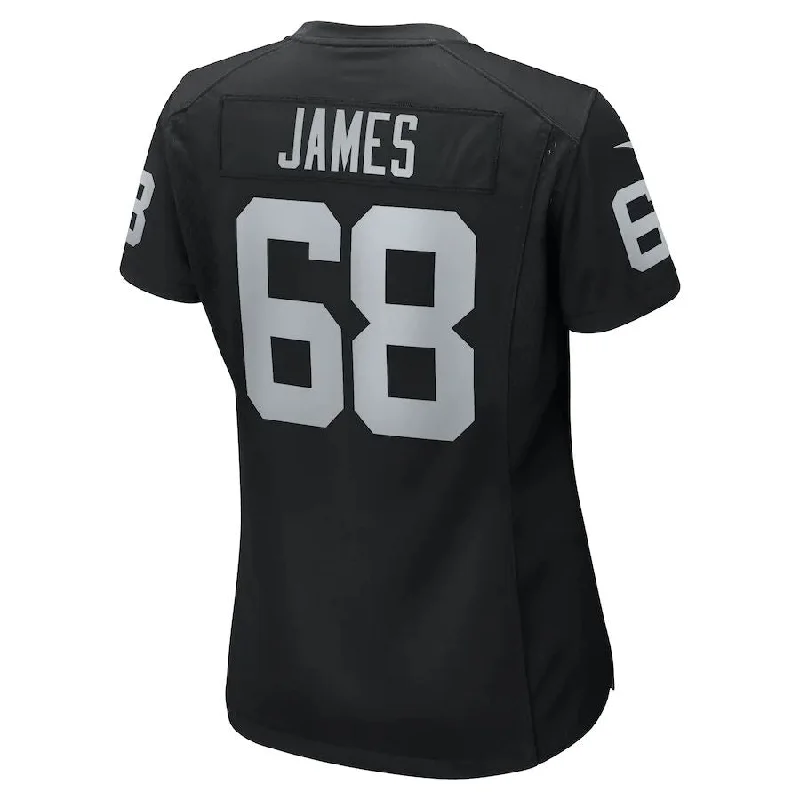 LV. Raiders #68 Andre James Black Game Jersey Stitched American Football Jerseys-NFL Special Edition Jersey -