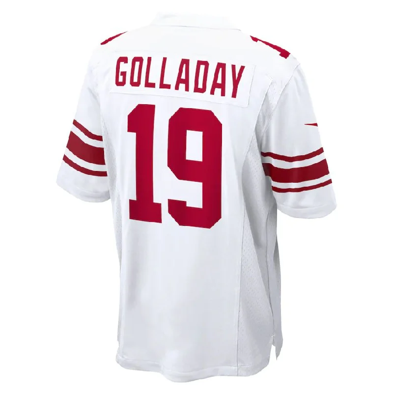 NY.Giants #19 Kenny Golladay White Game Jersey Stitched American Football Jerseys-NFL Custom Jersey with Numbers -