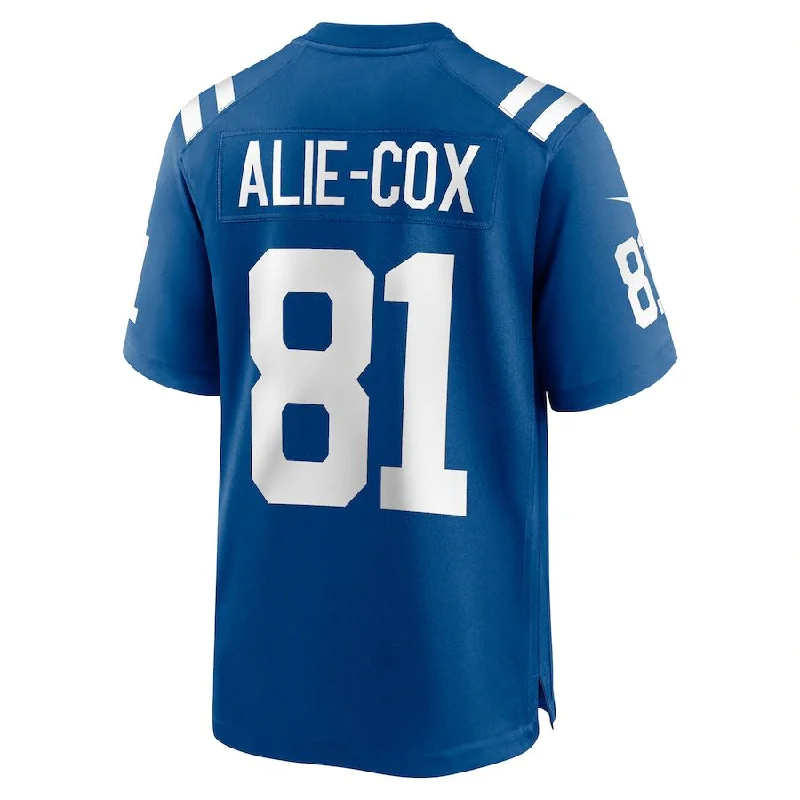 IN.Colts #81 Mo Alie-Cox Royal Team Game Jersey Stitched American Football Jerseys-NFL Retro Football Jerseys for Sale -