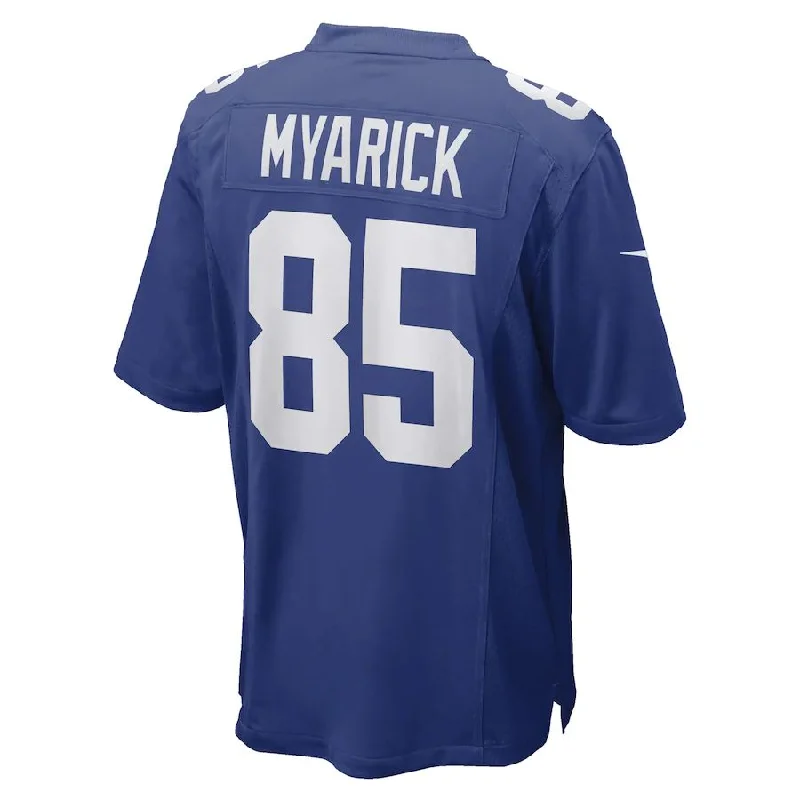 NY.Giants #85 Chris Myarick Royal Game Player Jersey Stitched American Football Jerseys-NFL Football Jersey with Official NFL Patch -