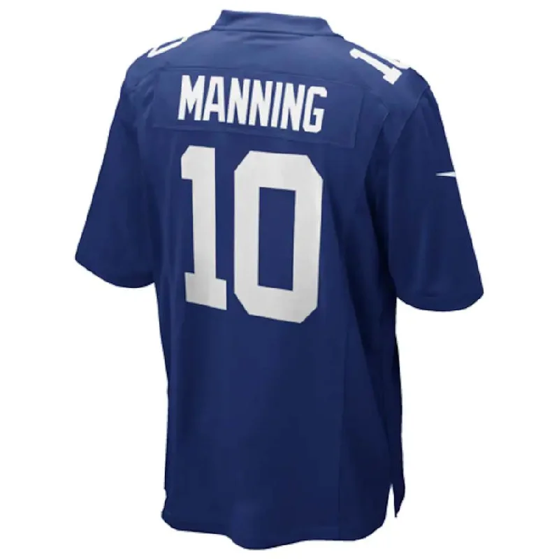 NY.Giants #10 Eli Manning Royal Blue Team Color Game Jersey Stitched American Football Jerseys-NFL Football Jersey Free Shipping -