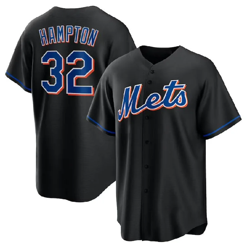 New York Mets #32 Mike Hampton Black 2022 Alternate Replica Player Jersey Baseball Jerseys-NBA Premium Jersey -