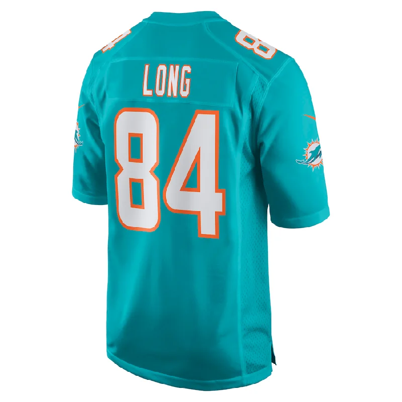 M.Dolphins #84 Hunter Long Aqua Game Jersey Stitched American Football Jerseys-NFL Signature Jersey Online -