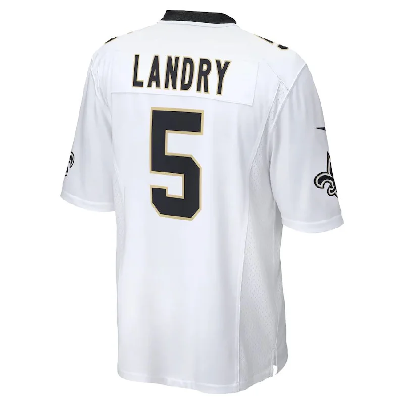 NO.Saints #5 Jarvis Landry White Player Game Jersey Stitched American Football Jerseys-NFL Men’s NFL Jersey -