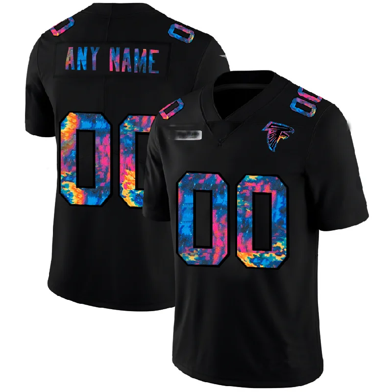 Custom A.Falcons Multi-Color Black 2020 Crucial Catch Vapor Untouchable Limited Jersey Stitched American Football Jerseys-NBA Custom NBA Jerseys -