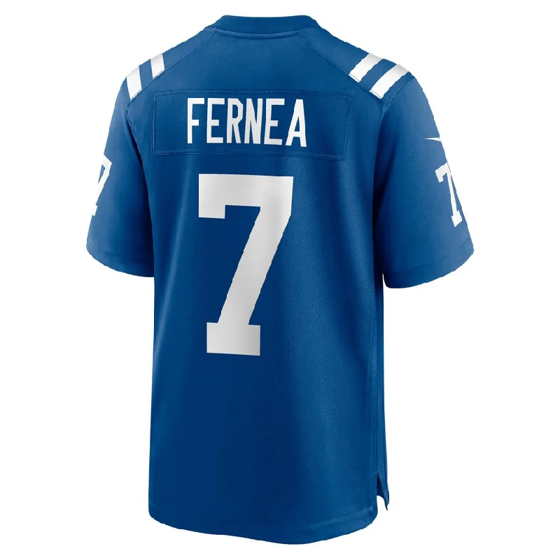 IN.Colts #7 Ethan Fernea Royal Game Player Jersey Stitched American Football Jerseys-NFL Game Jersey for Sale -