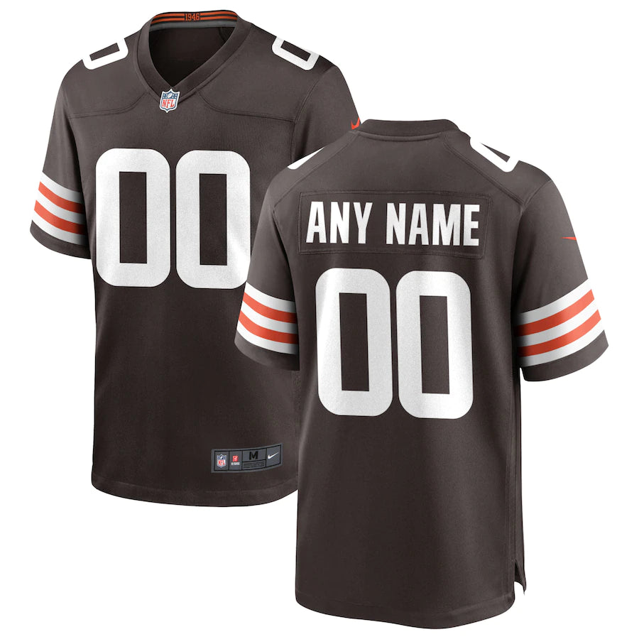 CLEVELAND BROWNS COLOR/HOME JERSEY-NBA Authentic NBA Jerseys -