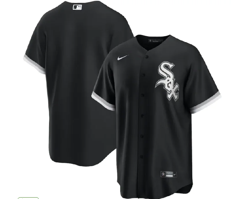 CHICAGO WHITE SOX BLACK ALTERNATIVE REPLICA JERSEY-NBA Youth Basketball Jersey -