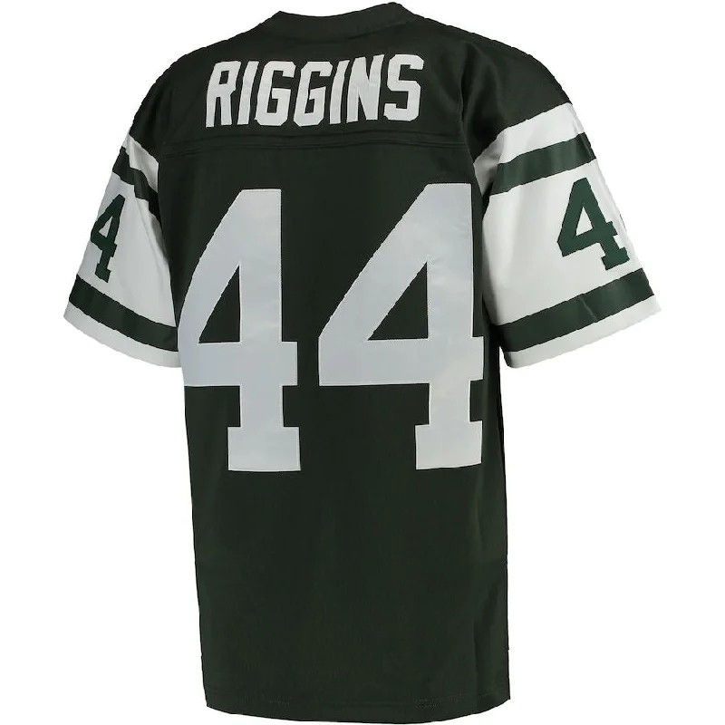 NY.Jets #44 John Riggins Mitchell & Ness Green Retired Player Legacy Replica Jersey Stitched American Football Jerseys-NFL Custom Jersey with Numbers -