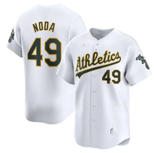 Oakland Athletics #49 Ryan Noda White Home Limited Stitched Baseball Jersey-NBA Best Basketball Jerseys -