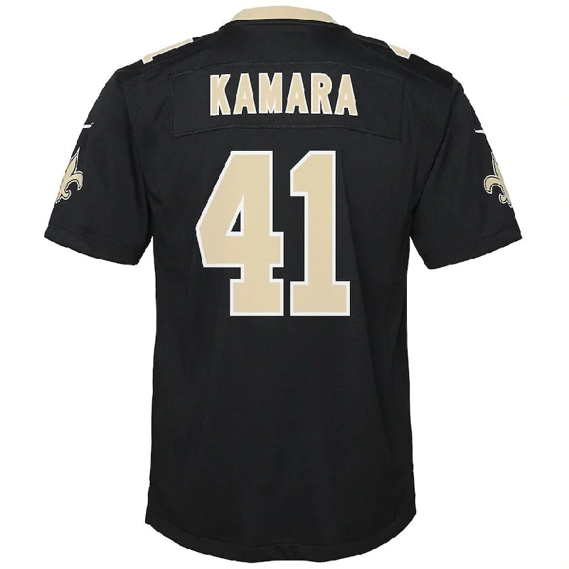 NO.Saints #41 Alvin Kamara Black Game Jersey Stitched American Football Jersey-NFL Special Edition Jersey Sale -