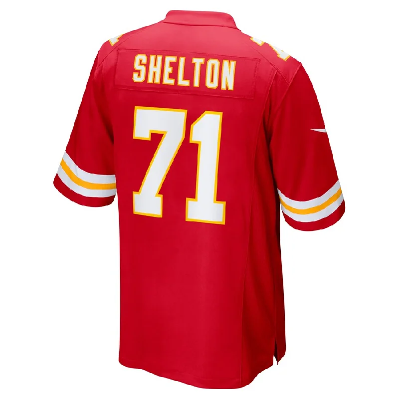 KC.Chiefs #71 Danny Shelton Red Game Player Jersey Stitched American Football Jerseys-NFL Jersey Collection Sale -