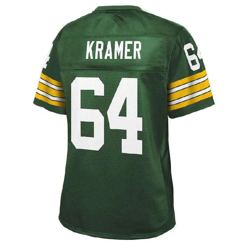 GB.Packers #64 Jerry Kramer Pro Line Green Retired Player Jersey Stitched American Football Jerseys-NFL Retro NFL Jersey Sale -