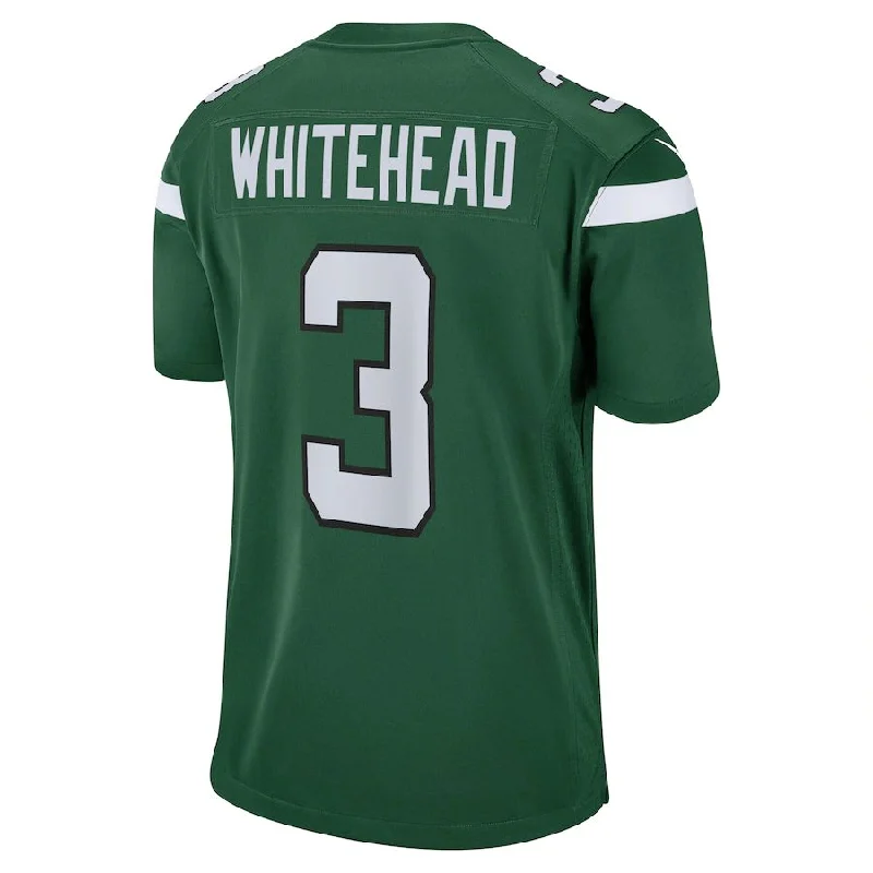 NY.Jets #3 Jordan Whitehead Gotham Green Game Player Jersey Stitched American Football Jerseys-NFL Football Jersey for Football Fans -