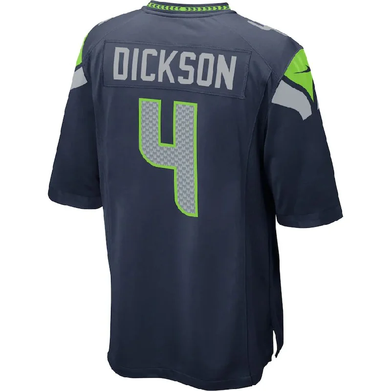 S.Seahawks #4 Michael Dickson College Navy Game Jersey Stitched American Football Jerseys-NFL Team Jersey with Player Number -