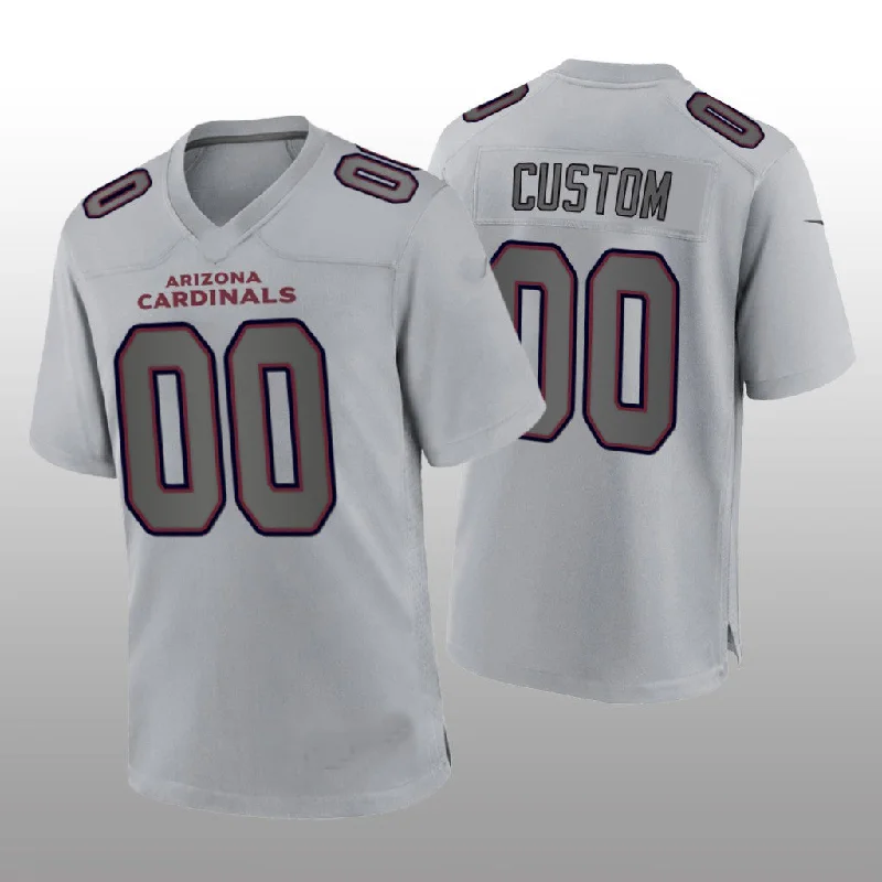 Custom A.Cardinals Gray Atmosphere Game Jersey  American Jerseys Football Jerseys-NBA Elite Jersey -