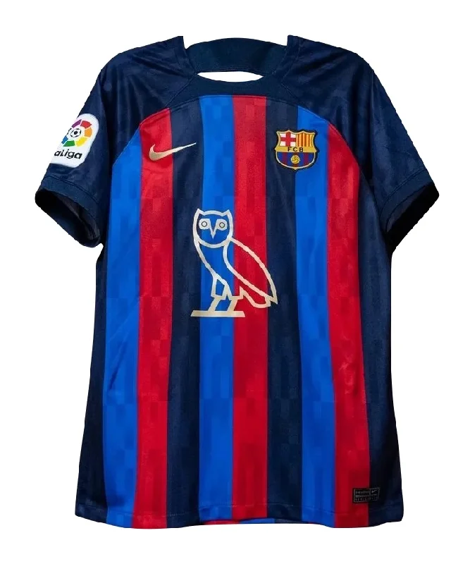 BARCELONA FC HOME OVO JERSEY 22/23-NBA Fan Edition Jersey -