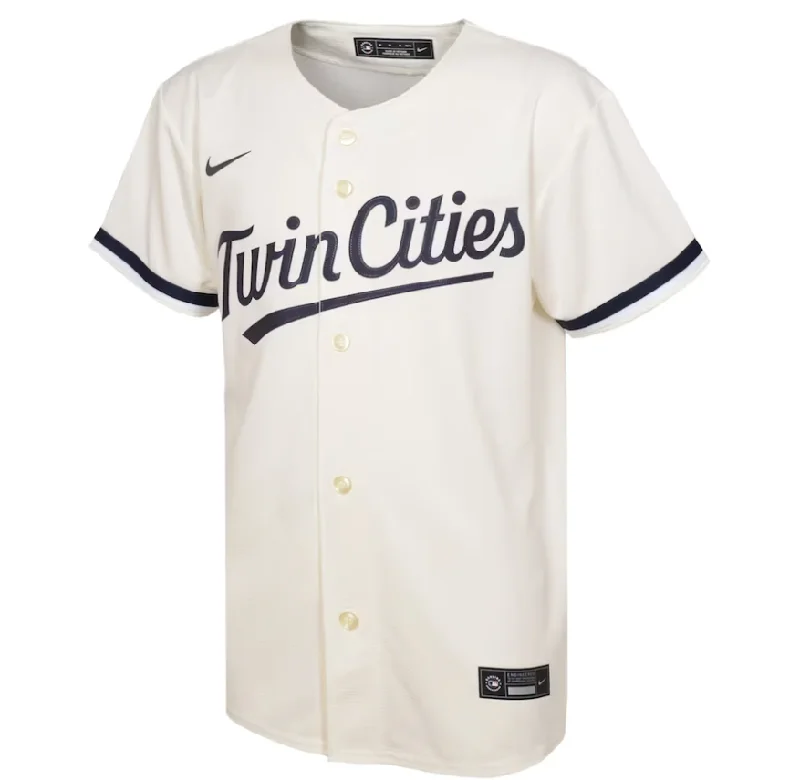 MINNESOTA TWINS CREAM ALTERNATE REPLICA JERSEY-NBA Basketball Jersey Sale -