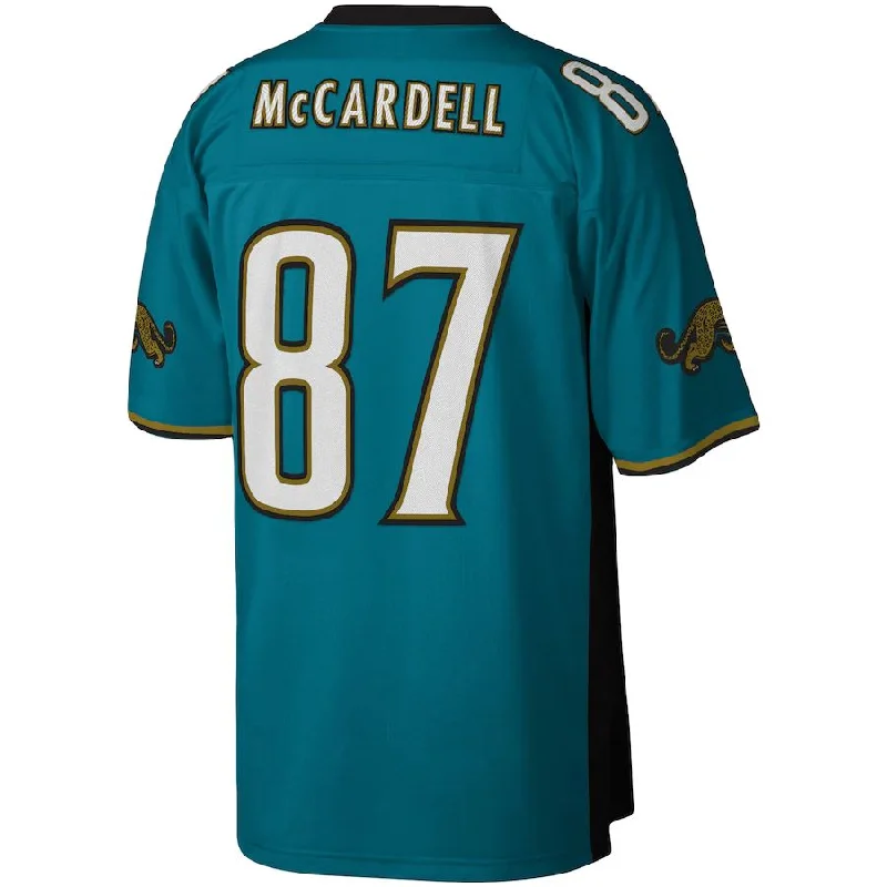 J.Jaguars #87 Keenan McCardell Mitchell & Ness Teal Legacy Replica Jersey Stitched American Football Jerseys-NFL Fan Jersey Sale -