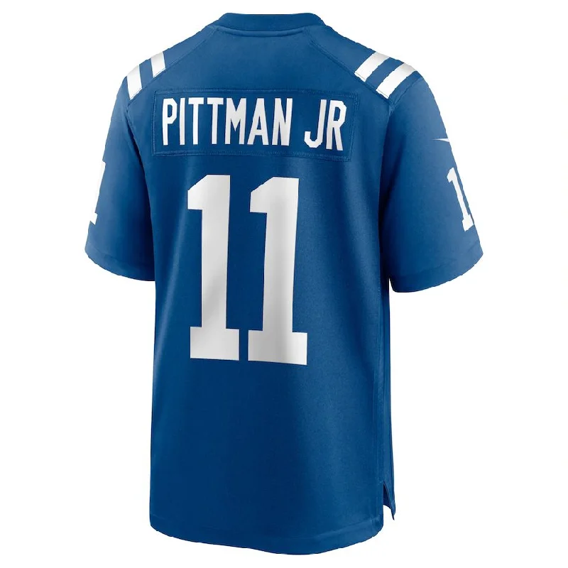 IN.Colts #11 Michael Pittman Jr. Royal Game Player Jersey Stitched American Football Jerseys-NFL NFL Team Jersey -