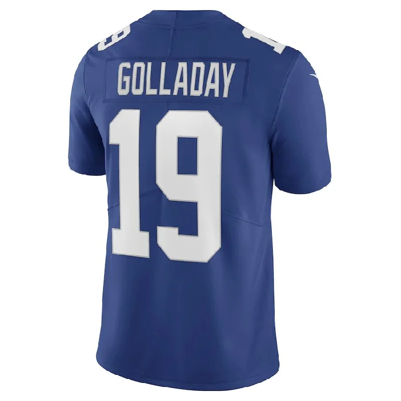 NY.Giants #19 Kenny Golladay  Royal Vapor Limited Jersey Stitched American Football Jerseys-NFL Jersey with Player Name -