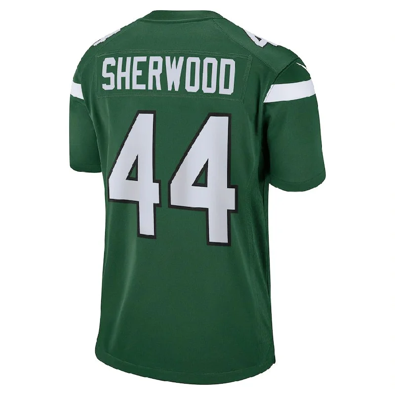 NY.Jets #44 Jamien Sherwood Gotham Green Game Jersey Stitched American Football Jerseys-NFL Jersey Sale Near Me -