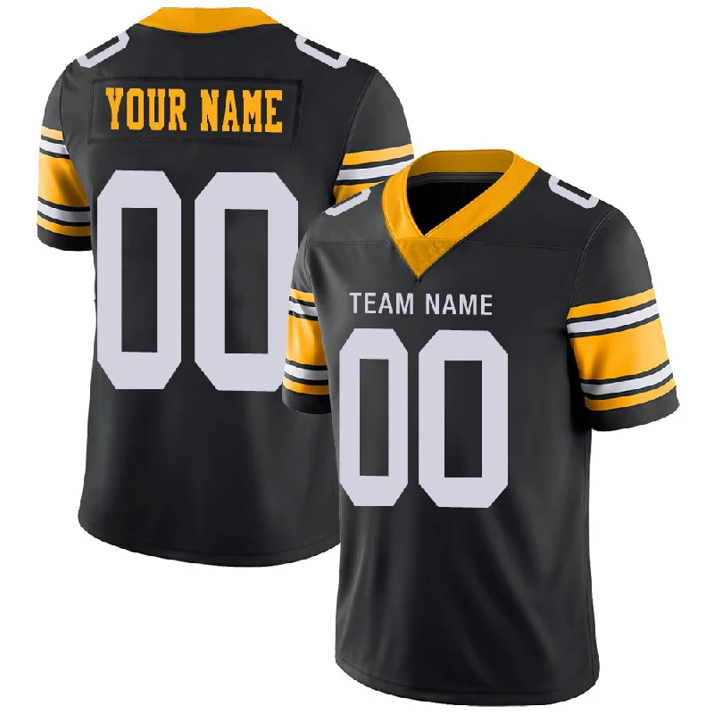 Custom P.Steelers Stitched American Football Jerseys Personalize Birthday Gifts Black Jersey-NBA Jersey for Basketball Teams -