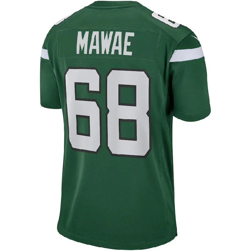 NY.Jets #68 Kevin Mawae Gotham Green Game Retired Player Jersey Stitched American Football Jerseys-NFL Signature Edition Jersey -