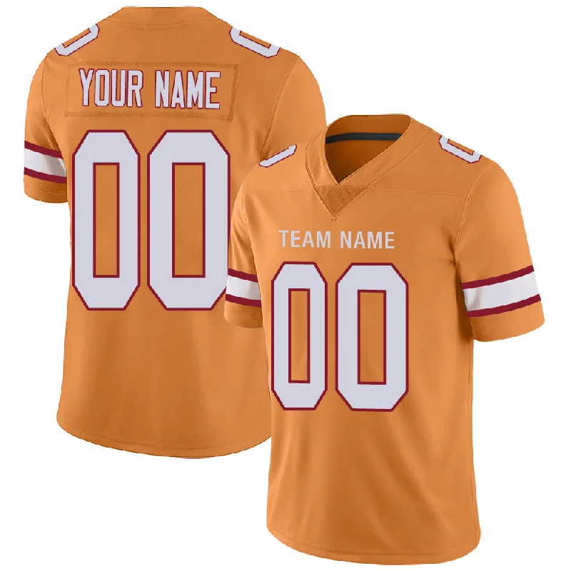 Custom TB.Buccaneers Stitched American Football Jerseys Personalize Birthday Gifts Gold Jersey-NBA Throwback Jersey -