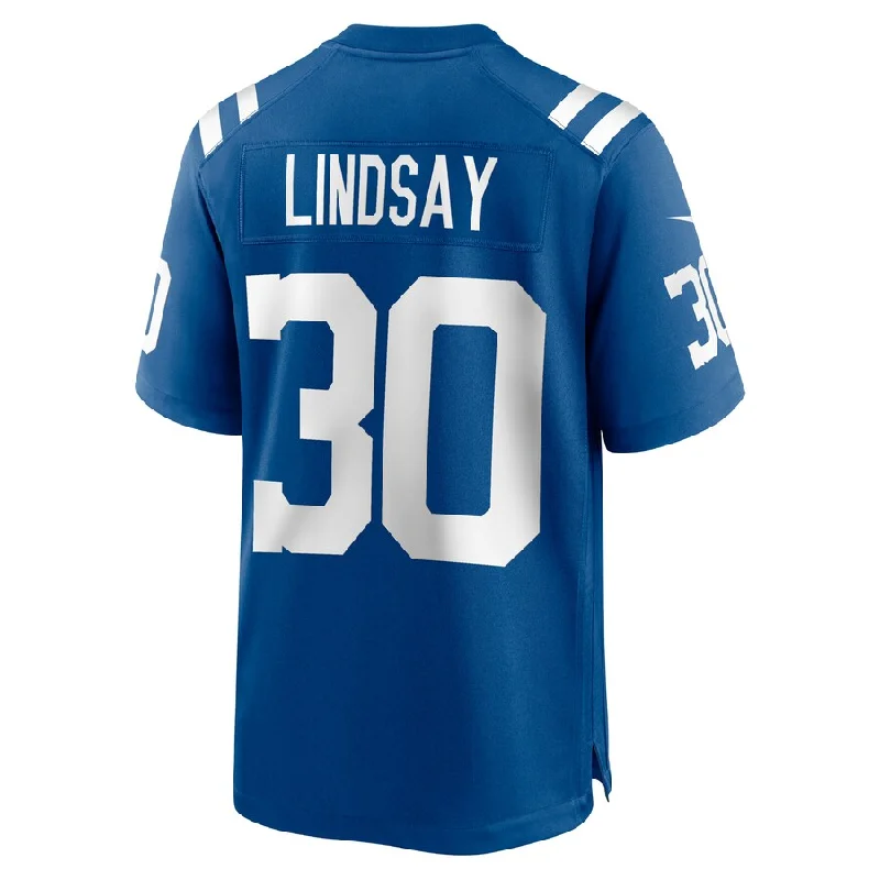 IN.Colts #30 Phillip Lindsay Royal Game Player Jersey Stitched American Football Jerseys-NFL Pro Bowl Jersey Sale -