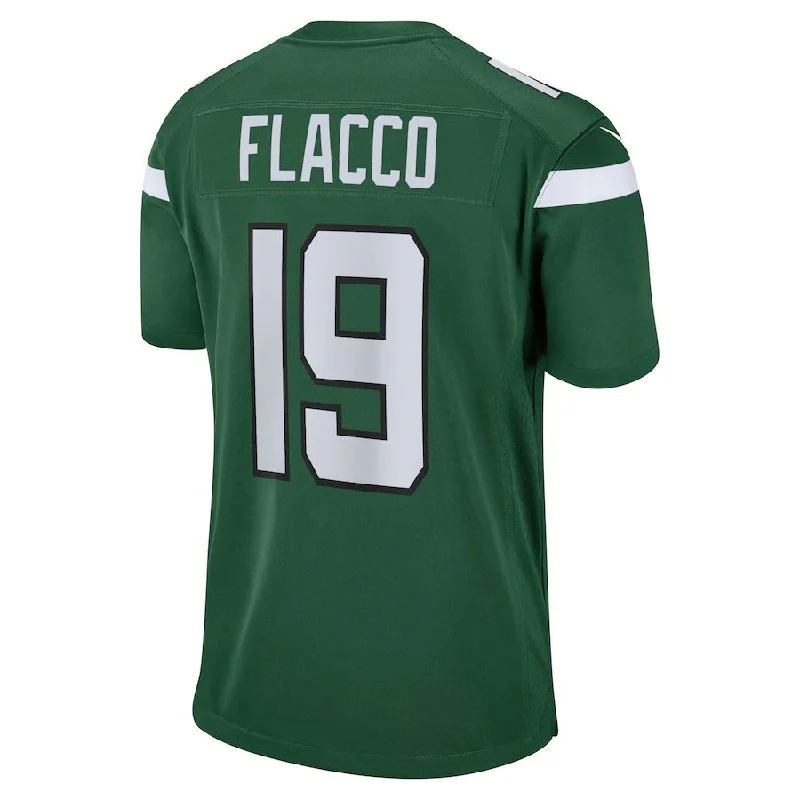 NY.Jets #19 Joe Flacco Gotham Green Player Game Jersey Stitched American Football Jerseys-NFL Jerseys with Special Features -