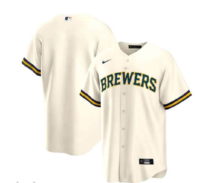 MILWAUKEE BREWERS HOME REPLICA JERSEY-NBA Custom Jerseys for Sale -