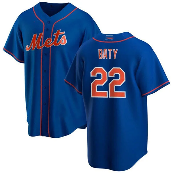 New York Mets #22 Brett Baty Blue Cool Base Stitched Baseball Jersey-NBA Special Edition Jersey -