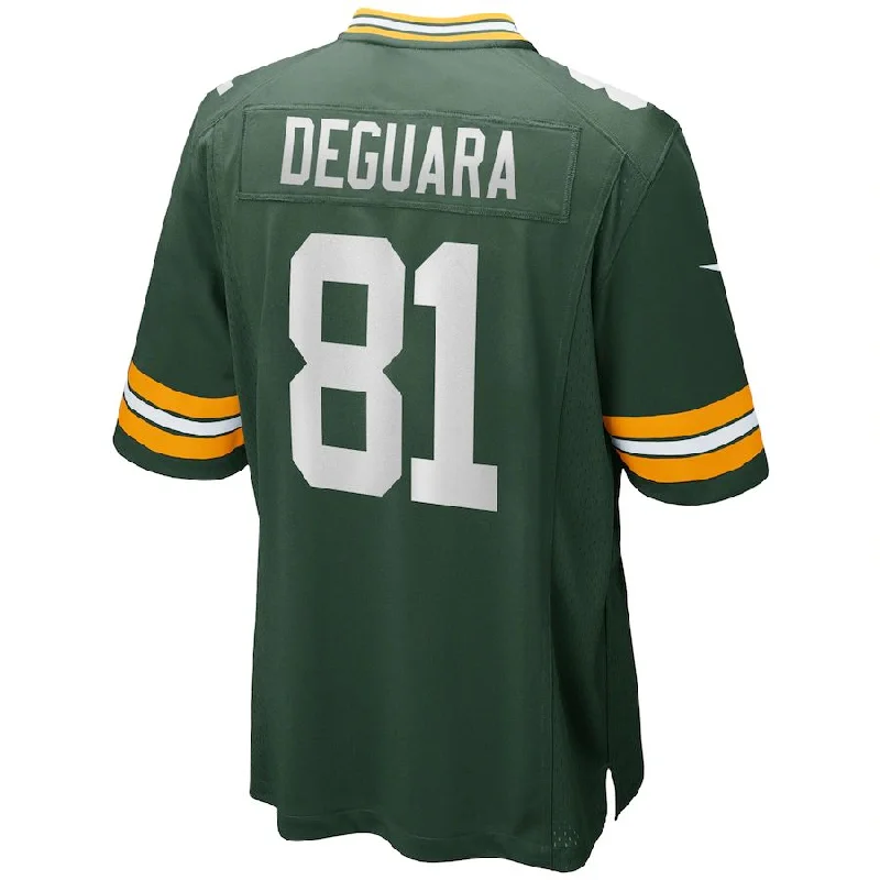 GB.Packers #81 Josiah Deguara Green Player Game Jersey Stitched American Football Jerseys-NFL Player Edition Jersey -