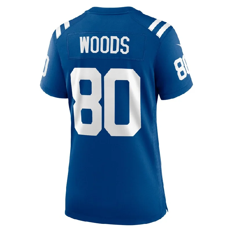 IN.Colts #80 Jelani Woods Royal Player Game Jersey Stitched American Football Jerseys-NFL Retro Football Jersey -