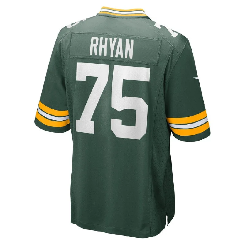 GB.Packers #75 Sean Rhyan Green Game Player Jersey Stitched American Football Jerseys-NFL Football Jersey Shop Online -