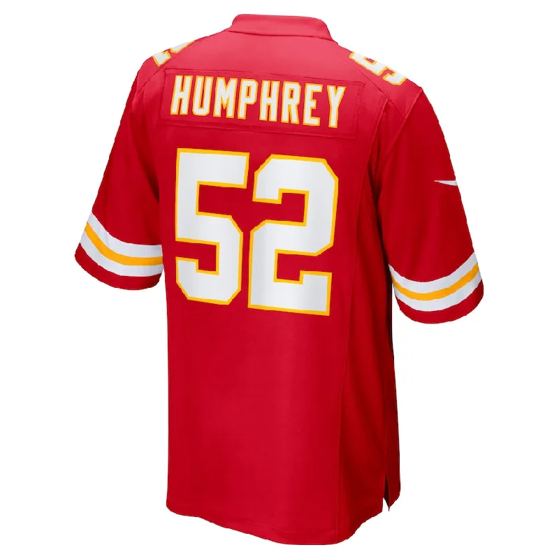 KC.Chiefs #52 Creed Humphrey Red Game Jersey Stitched American Football Jerseys-NFL Player Number Jersey -