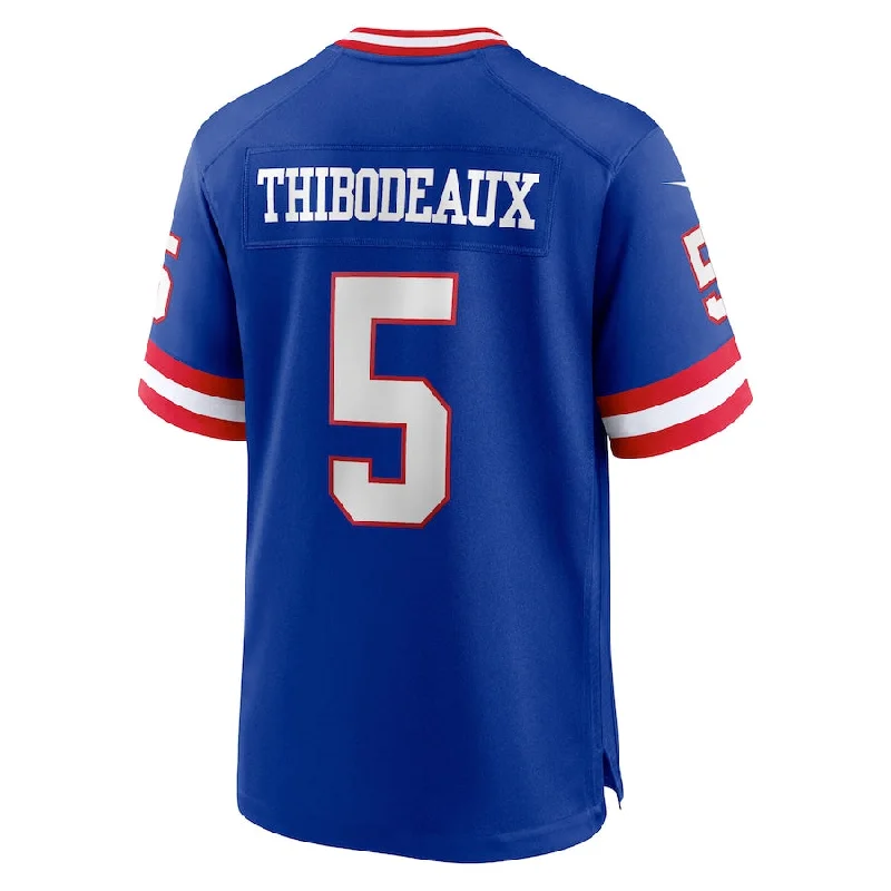 NY.Giants #5 Kayvon Thibodeaux Royal Classic Player Game Jersey Stitched American Football Jerseys-NFL Signature Jersey -