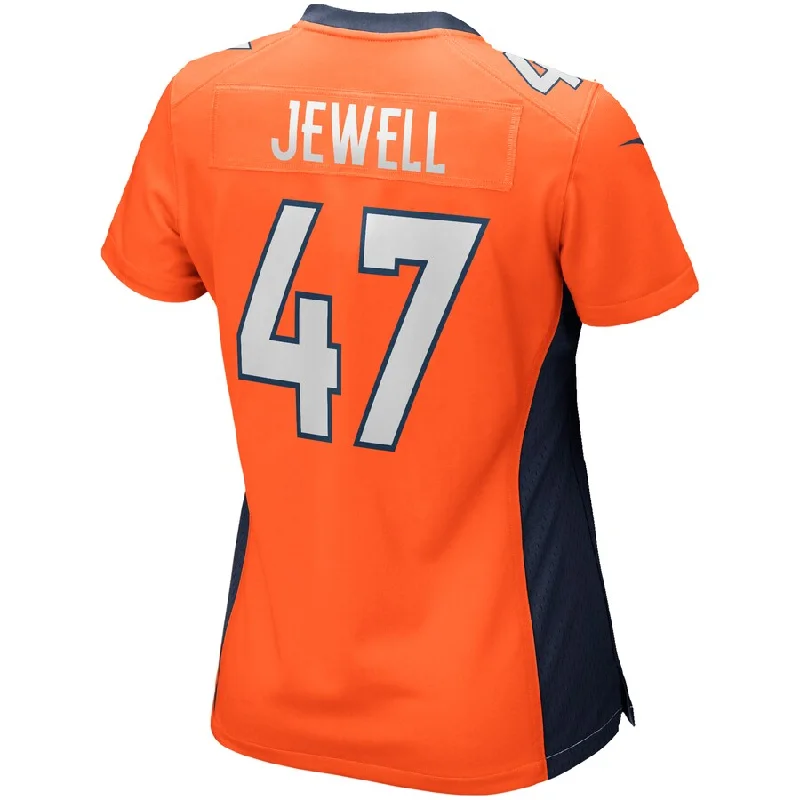 D.Broncos #47 Josey Jewell Orange Game Jersey Stitched American Football Jerseys-NFL Game Jersey for Fans -