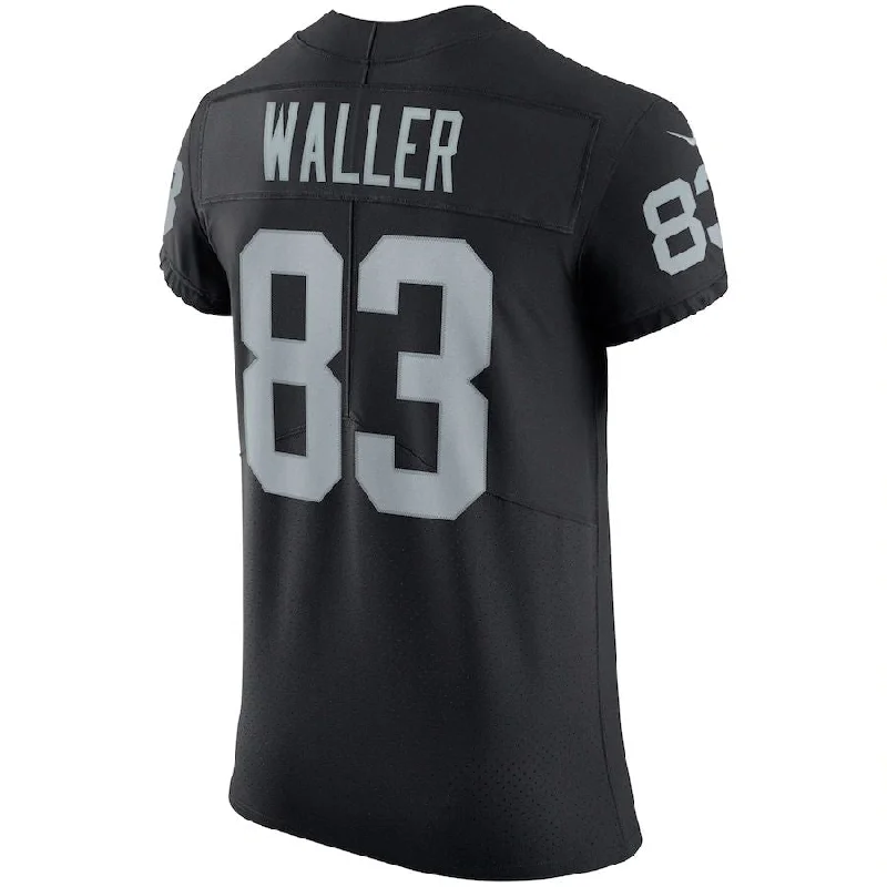 LV. Raiders #83 Darren Waller Black Vapor Elite Jersey Stitched American Football Jerseys-NFL Custom Jersey with Numbers -