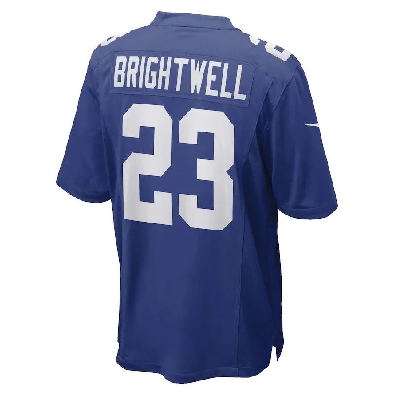 NY.Giants #23 Gary Brightwell Royal Team Game Player Jersey Stitched American Football Jerseys-NFL Jersey Sale -