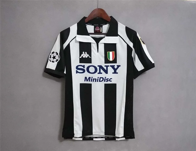 JUVENTUS FC HOME RETRO 97/98-NBA Custom Jerseys for Sale -