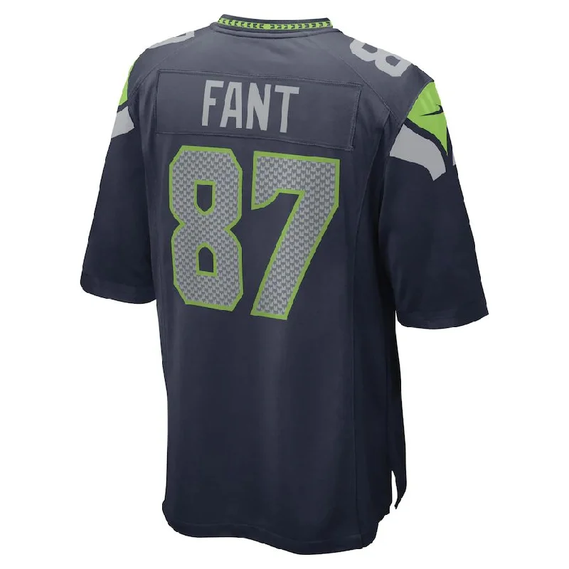 S.Seahawks #87 Noah Fant College Navy Game Player Jersey Stitched American Football Jerseys-NFL Custom Jersey for Fans -