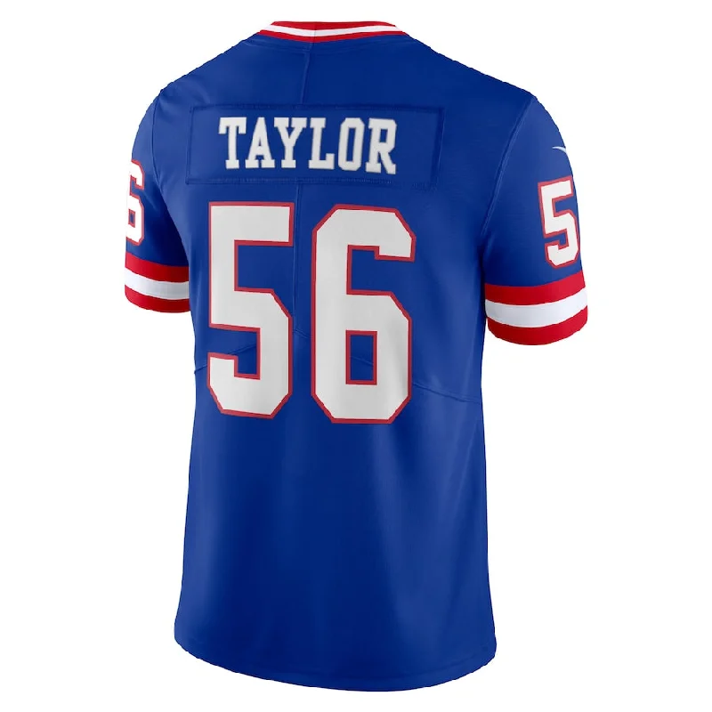 NY.Giants #56 Lawrence Taylor Royal Classic Vapor Limited Player Jersey Stitched American Football Jerseys-NFL Signature Edition Jersey -