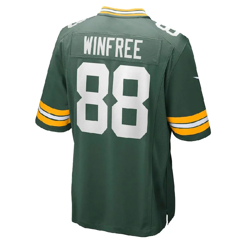 GB.Packers #88 Juwann Winfree Green Game Jersey Stitched American Football Jerseys-NFL Team Jersey for Sale -